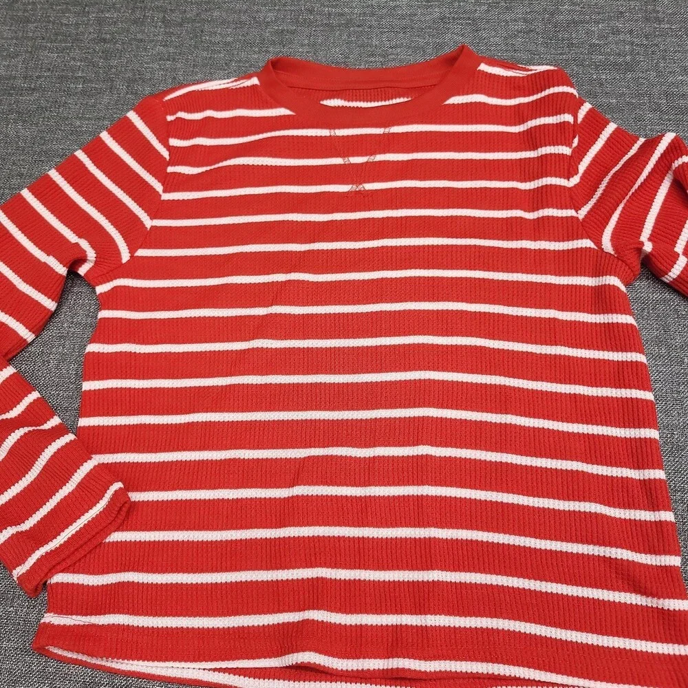 Wondershop Kids Boys Girls Pajama Set Size Medium 8 Red Striped Top Pants